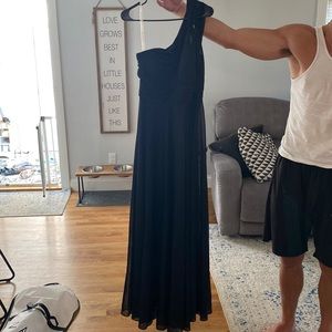 Black bridesmaid dress